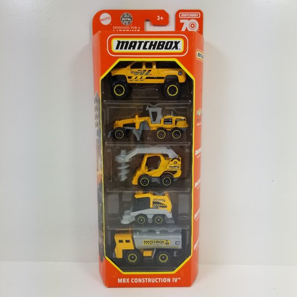 Matchbox Other - Match Box set of 5 Metal Construction IV trucks 70 the Anniversarie